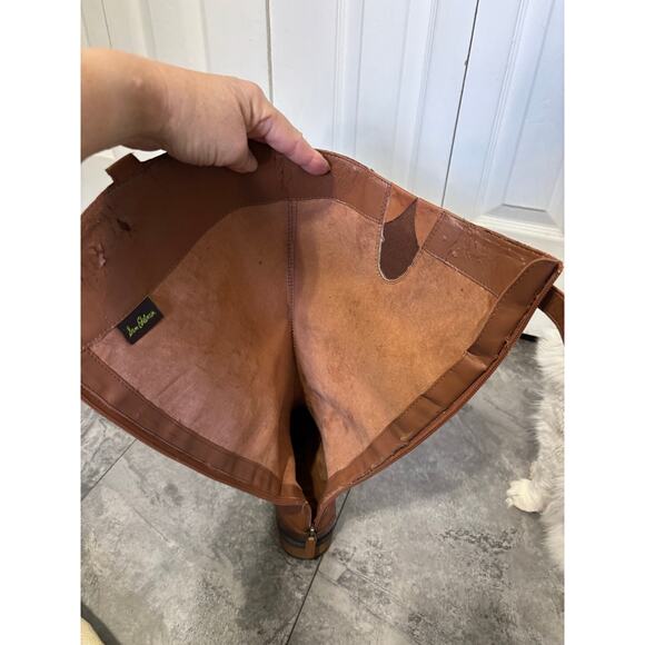 Sam Edelman Penny Tall boots athletic fit equestrian leather brown riding 10m - Picture 9 of 14